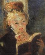 Pierre Renoir Woman Reading  fff painting